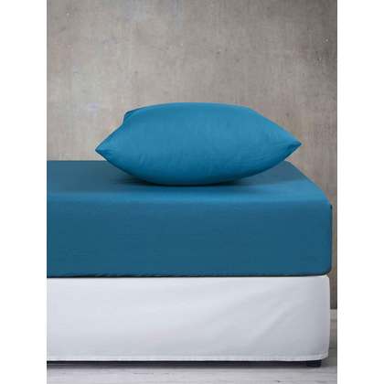 Fitted Bed Sheet 160x200+30cm Cotton NEF-NEF Basic/ Light Grey 011711