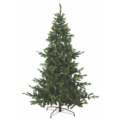 Green Christmas Tree with Metallic Support MRC-PVC 210cm 7000149