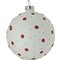 Χριστουγεννιάτικη Μπάλα Γυαλί Red Dots 10cm