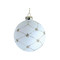 Χριστουγεννιάτικη Μπάλα Γυαλί Gold Dots 10cm
