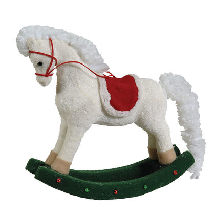 Χριστουγεννιάτικο Διακοσμητικό Άλογο 45x15x46(h)cm 68266074-2