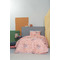 Σετ Σεντόνια Ημίδιπλα 170x260 Palamaiki Cluster Collection Cluster Pink  Βαμβάκι