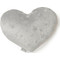 Διακοσμητικό Μαξιλάρι Starito Heart Silver 45x45 Melinen Home 100% Polyester
