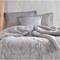 Διακοσμητική μαξιλαροθήκη 50x50 Rythmos Lotus Γκρί Jacquard Flannel-Sherpa