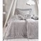 Διακοσμητική μαξιλαροθήκη 50x50 Rythmos Shabby Γκρι Jacquard Flannel-Sherpa