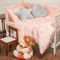Baby's Basket Sheet 85x110 Melinen Home Baby Line Happy Pink 100% Cotton 144 TC