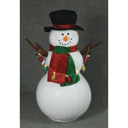 Φουσκωτός Διακοσμητικός Χιονάνθρωπος Με Μουσική 150cm