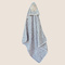 Baby Cloak 75x75 Melinen Home Baby Collection Little Star Grey 100% Cotton