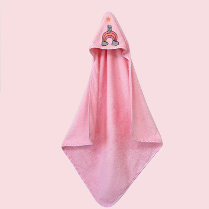 Baby Cloak 75x75 Melinen Home Baby Collection Wish Pink 100% Cotton