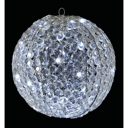 Led Φωτιζόμενη Μπάλα Με Λευκό Φωτισμό 30cm