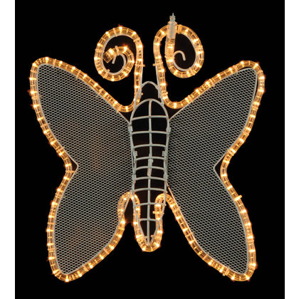 Φωτιζόμενο Σχέδιο Πεταλούδα Με Φωτοσωλήνα 54(Η) x 47cm