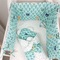 Baby's Crib Bumper 190x35 Ninna Nanna Forest Buddies 100% Cotton 