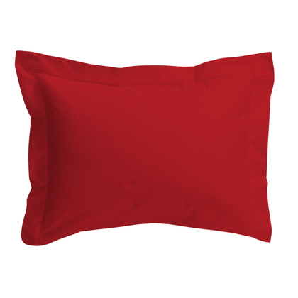 Set Of Pillowcases Oxford 50x70+5 Viopros Supreme Red 100% Cotton Poplin 170TC