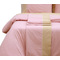 Double Duvet Cover 220x240  Viopros Supreme Dusty Pink/Beige 100% Cotton Poplin 170TC