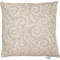Set Of 2 Pillowcases 42x42 Anna Riska Trows Collection 1443 Beige Chenille