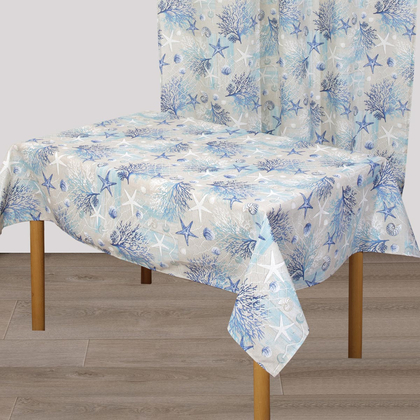 Tablecloth 140x180 Viopros Coral Loneta 100% Polyester