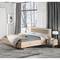 Curtys double bed 172x204cm ( for mattress 160x200cm ) Sonoma/White glossy lacquered
