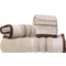 Towels Set 3pcs (30x50,50x100,70x140) Viopros Hawaii Beige 100% Cotton 