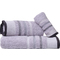Towels Set 3pcs (30x50,50x100,70x140) Viopros Hawaii Grey 100% Cotton 