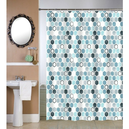 Waterproof Shower Curtain 180x180 Viopros Nova 100% Polyester