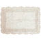 Carpet 50x80 Anna Riska Cotton Bathmat Collection Lace Ivory Cotton