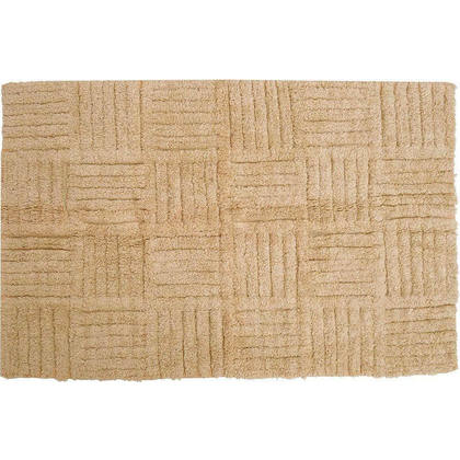 Carpet 50x80 Anna Riska Cotton Bathmat Collection Domino Beige Cotton