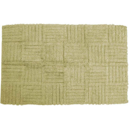 Carpet 50x80 Anna Riska Cotton Bathmat Collection Domino Green Cotton