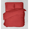 Single Bedsheet 160x260 Viopros Basic Red 60% Cotton 40% Polyester