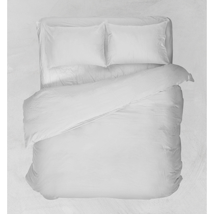 Single Bedsheet 160x260 Viopros Basic White 60% Cotton 40% Polyester
