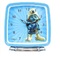 Kid's Alarm Clock 11.5x11x5.5cm Smurf Metal BE27489