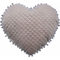Διακοσμητικό Μαξιλάρι Καρδιά 40x38 Palamaiki Elwin Collection Elwin Beige Microfiber