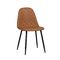 Καρέκλα Δείπνου PU Varossi Antonella Camel 45.5x53x87cm