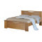 Κρεβάτι Ξύλινο Διπλό για στρώμα 1,40x1,90 Χαμόγελο Με επιλογή χρώματος 