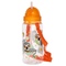 Water Bottle with Straw 19x7x7cm/ 450ml Lemur Mob BOT57