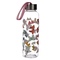 Water Bottle with Metallic Lid 21x6x6cm/ 450ml Butterfly Design BOT73