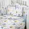 Baby's Crib Sheet & Pillowcase Set 2pcs (108x150,30x50) Ninna Nanna Boo Boo Bear 100% Cotton 144TC