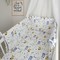 Baby's Crib Bumper 3pcs 1x(70x35) 2x(60x35) Ninna Nanna Boo Boo Bear 100% Cotton 