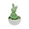Διακοσμητικό Πασχαλινό Κερί Αυγό με Λαγό Πράσινο 9x5cm SK 24600G