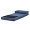 Πολυθρόνα Κρεβάτι Ύφασμα Μπλε NEXTDECO Flex Υ62x74x80εκ.