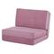 Πολυθρόνα Κρεβάτι Ύφασμα Ροζ NEXTDECO Flex Υ62x74x80εκ.