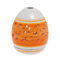Κεραμικό Αυγοιδες Κηροπήγιο Ρεσώ Πορτοκαλί 9x11cm DFP37/592O