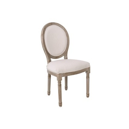 Σετ 2 τμχ. Καρέκλα K/D Τραπεζαρίας Σαλονιού, Decape, Ύφασμα Εκρού 49x55x95cm ZWW Jameson Ε752,1Κ