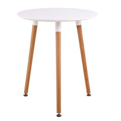 Τραπέζι Άσπρο MDF Φ60 H.70cm ZWW ART Ε7089,1
