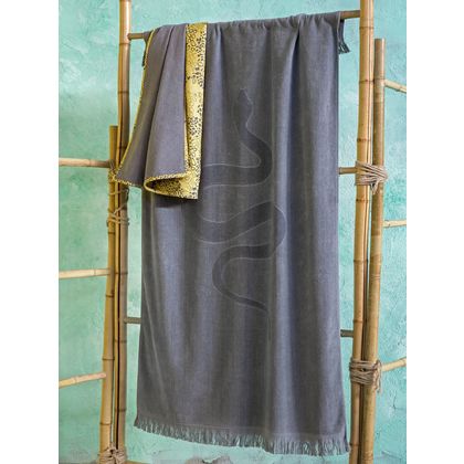 Πετσέτα Θαλάσσης 90x160cm Nima Home Mamba Jacquard 