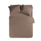 Double Fitted Bedsheet 160x200+30 NEF-NEF Basic/Mocca 100% Cotton Pennie 144TC