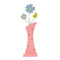 Πασχαλινό Ξύλινο Διακοσμητικό Λουλούδι 8x5x30cm ZHZ691