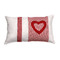 Cushion White/ Red 50x30cm QYF968/50