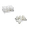 6pcs. Candles White Egg with Flowers 15x10x6cm ZG 45/3901