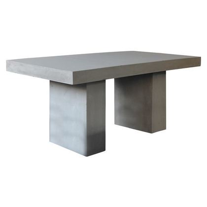 Τραπέζι Cement Grey 160x90x75cm ZWW CONCRETE Ε6201