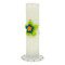 Γυάλινο Κηροπήγιο με Λουλούδι 75x17cm SKH511487G